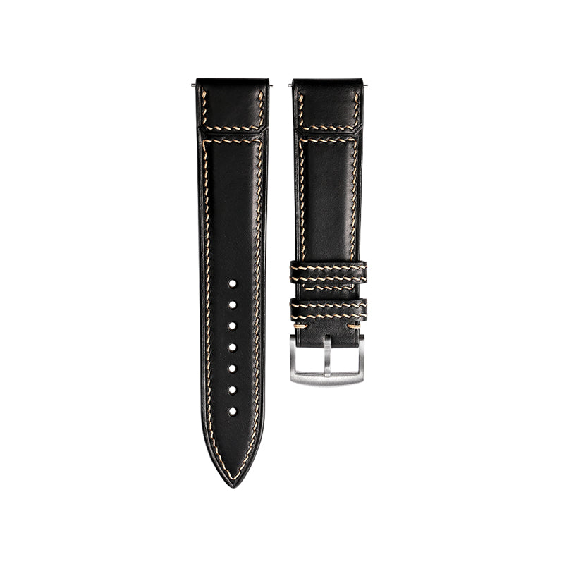 黑色 Harness Crazy Horse 皮革表带