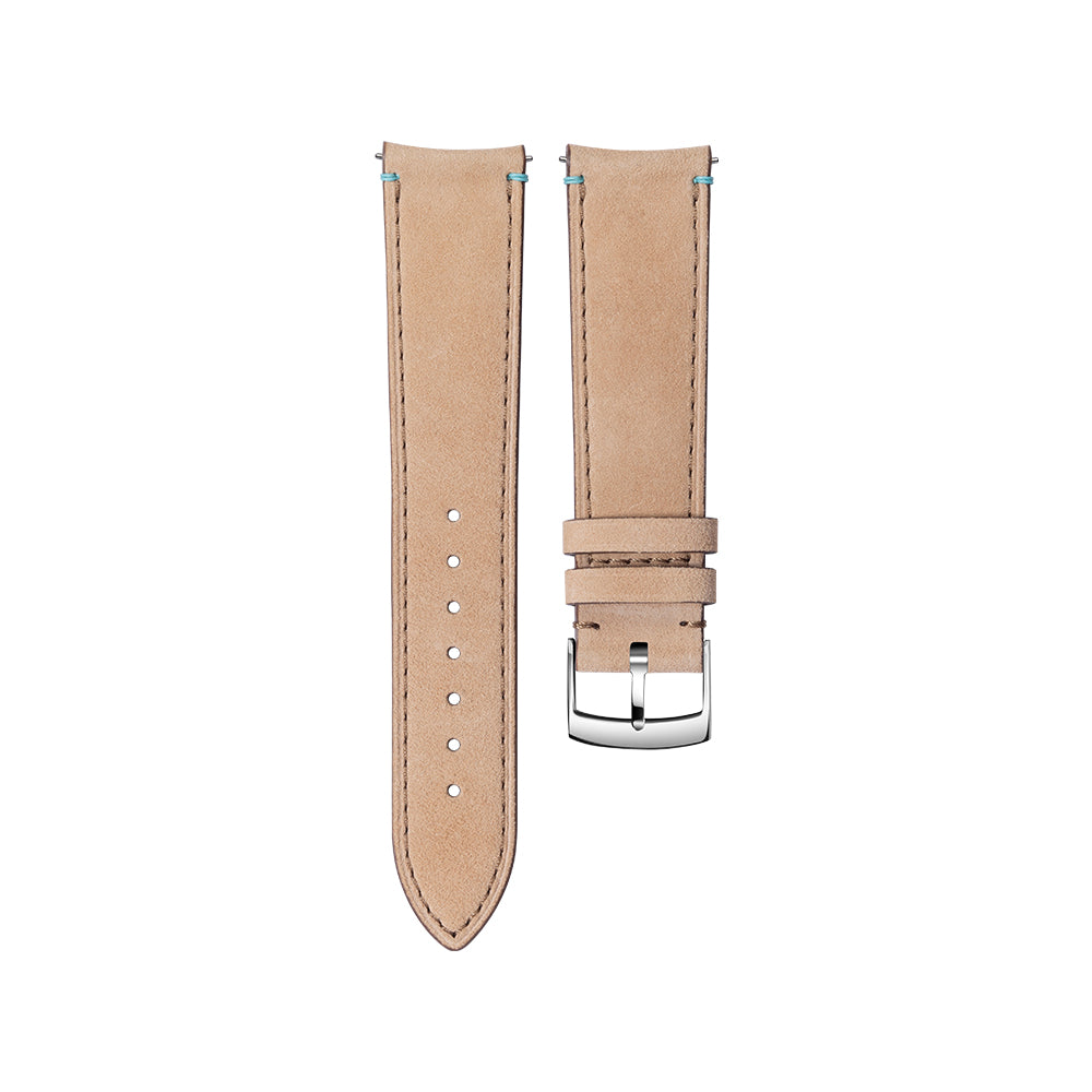 Khaki Suede Goat Leather Strap