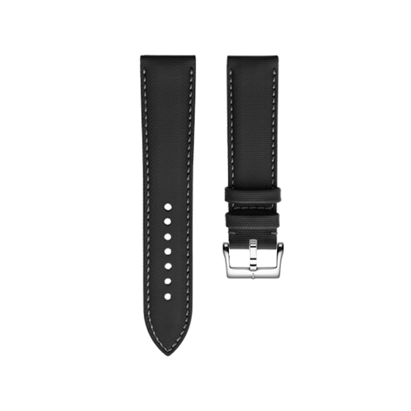 宝珀 (Blancpain) 黑色帆布表带