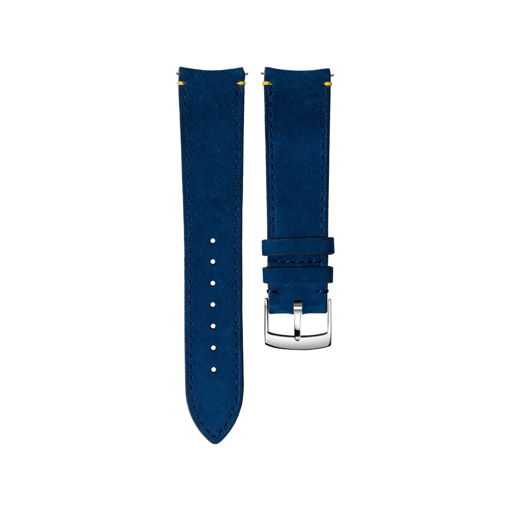 Deep Blue Suede Goat Leather Strap